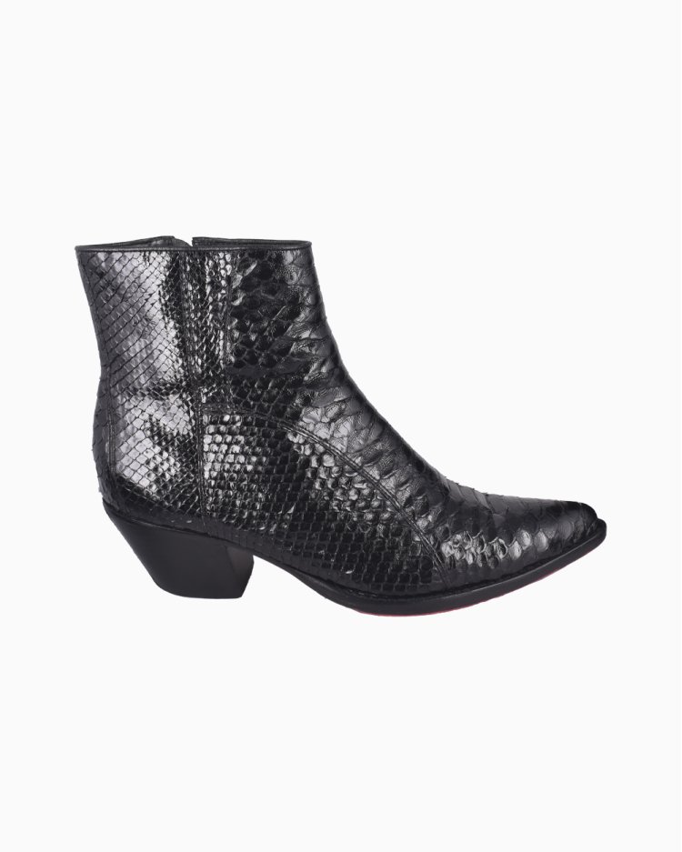 Python boots 'archive 26.5 貴重 Bota Zeferino Original Python Preta Feminina